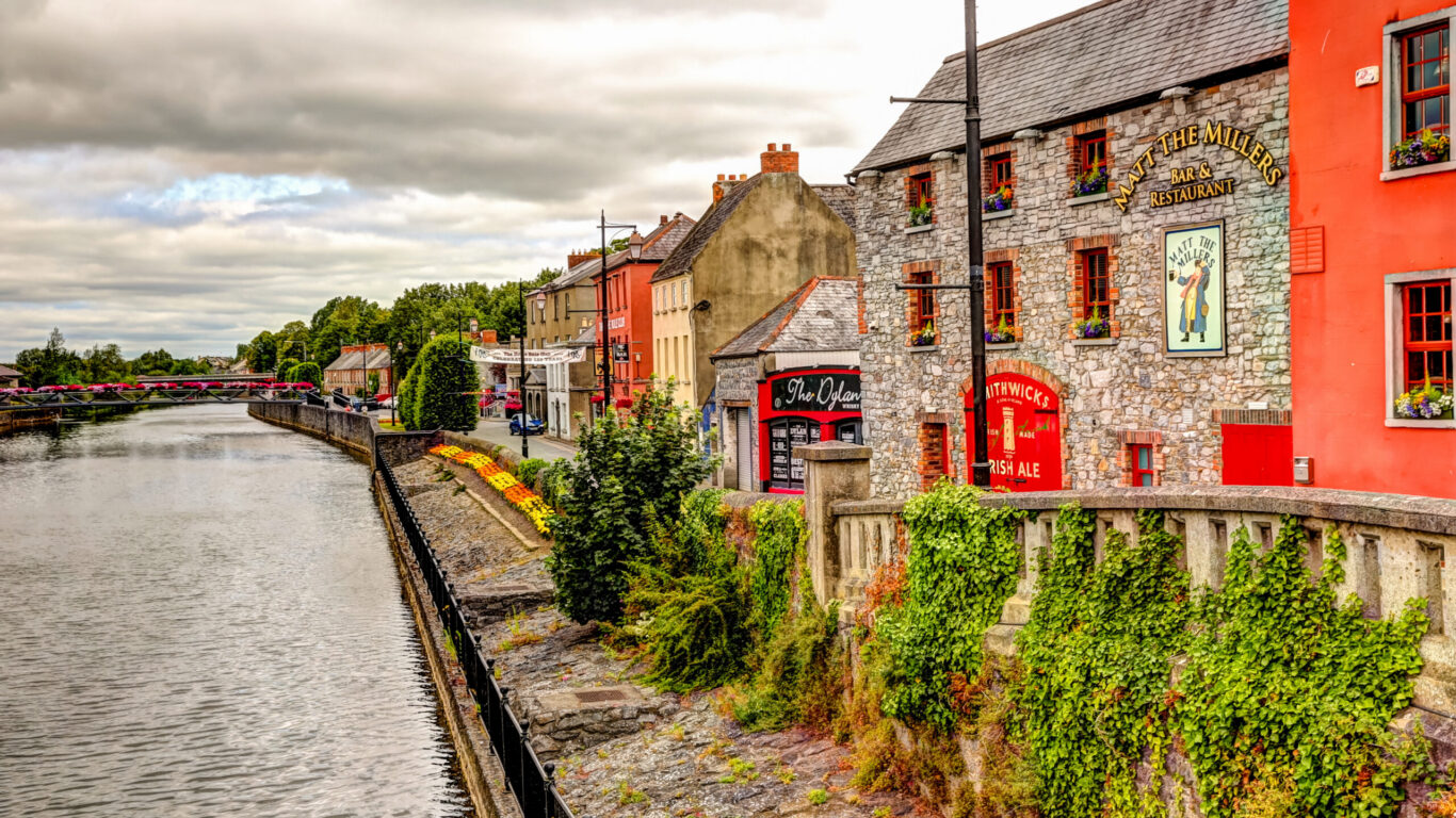 Street scenery in Kilkenny Ireland